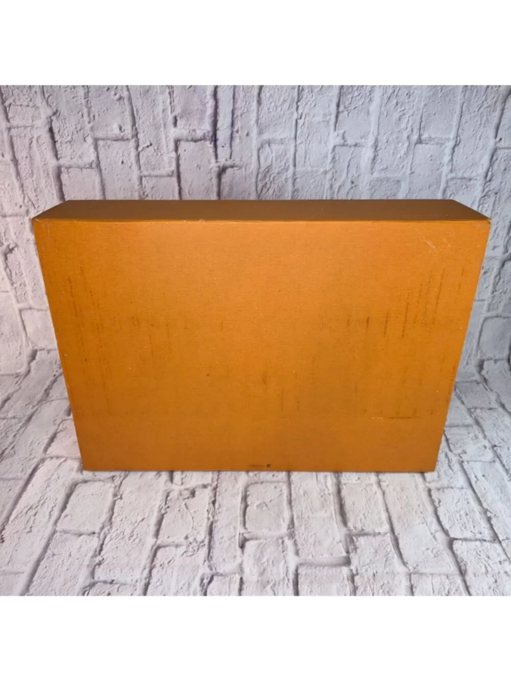 Louis Vuitton Boots Empty Box Large 23 x 16 x5 Orange W/ Lid For Storage Display